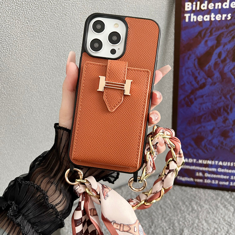 H kártya táska sálak bőr iPhone tok