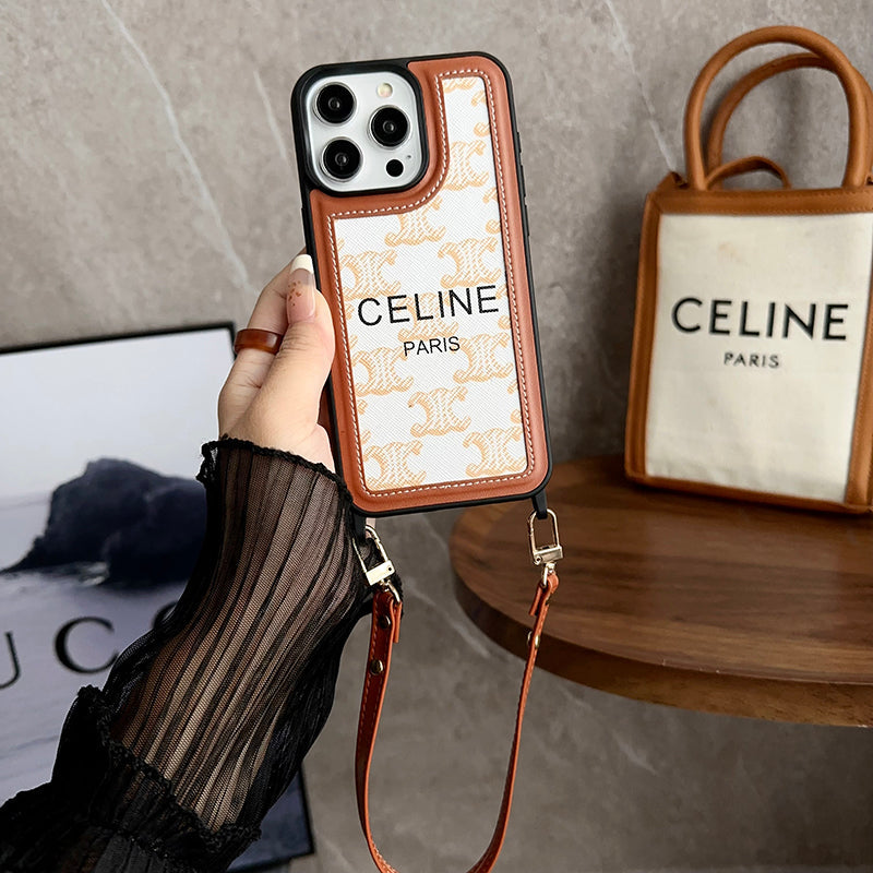 CE Handhalter Leder 16 iPhone Hülle