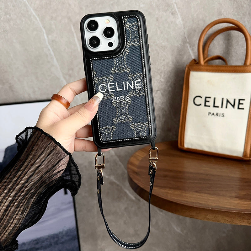 CE Handhalter Leder 16 iPhone Hülle