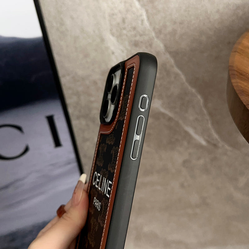 CE Handhalter Leder 16 iPhone Hülle