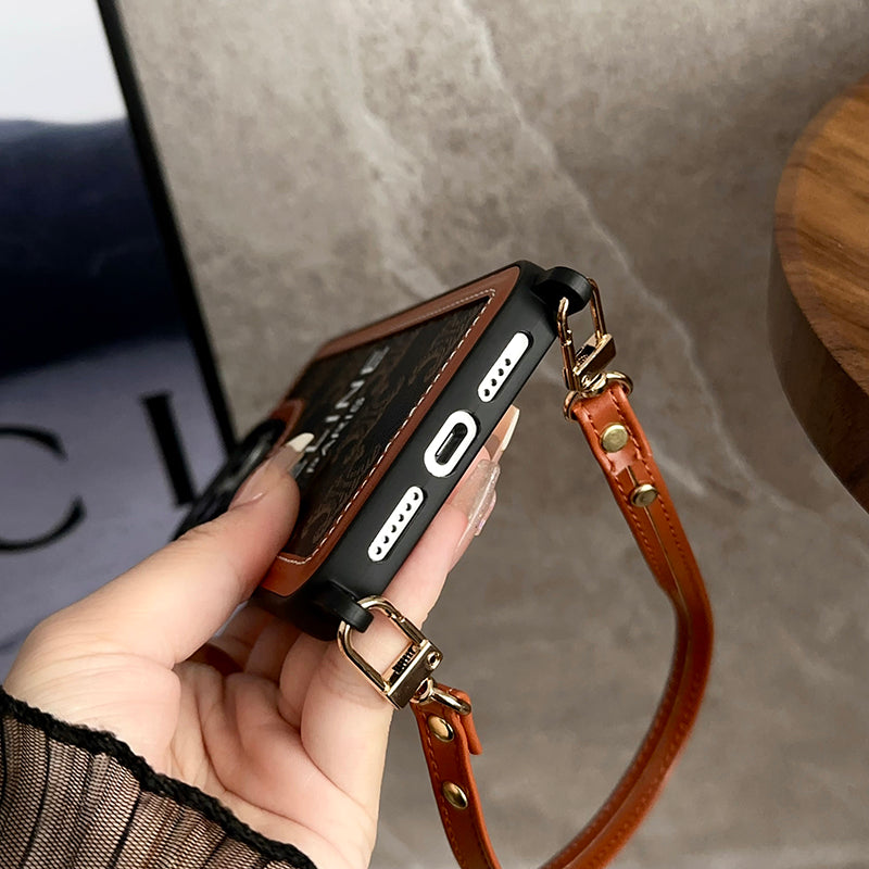 CE Handhalter Leder 16 iPhone Hülle
