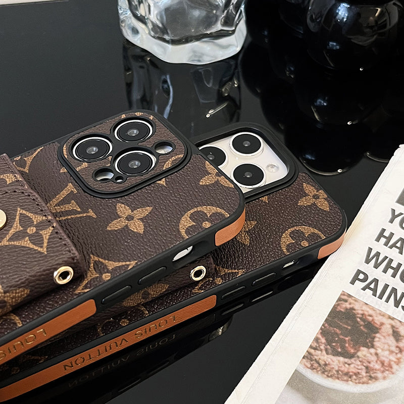 2025 Nyt klassisk luksus kortholder-telefoncover 💎📱001
