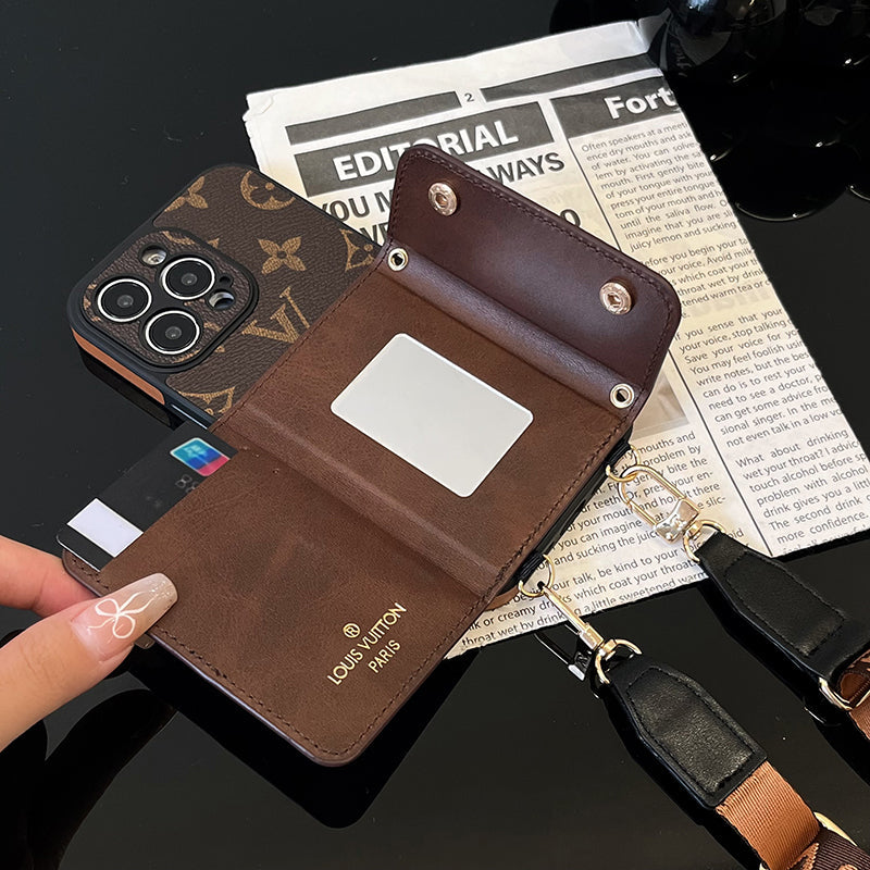2025 Nyt klassisk luksus kortholder-telefoncover 💎📱001