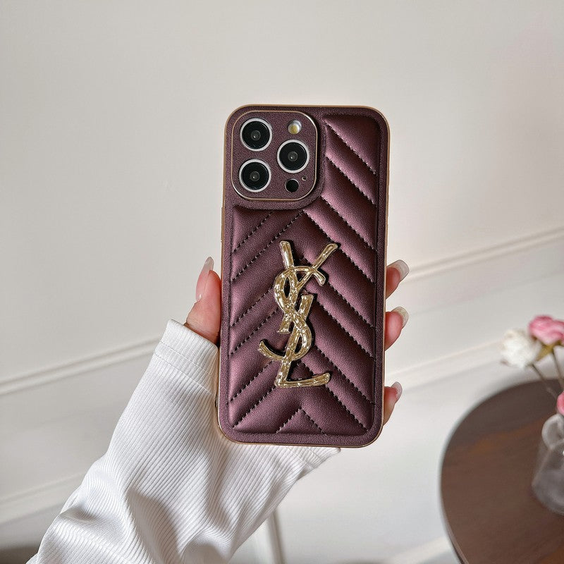 Szent színű bőr iPhone tok