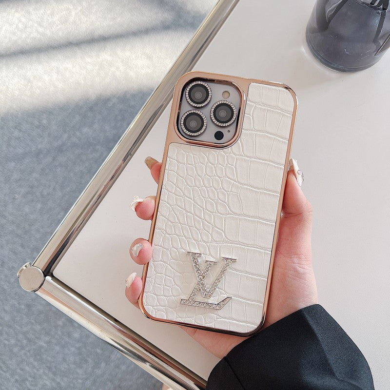 Logo Lou Diamond Rose Gold iPhone