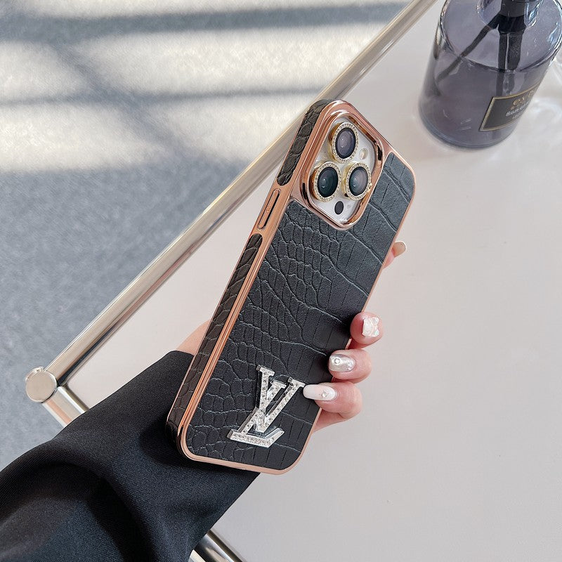 Logo Lou Diamond Rose Gold iPhone