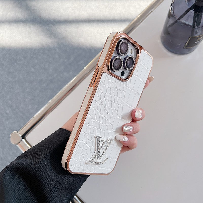 Logo Lou Diamond Rose Gold iPhone