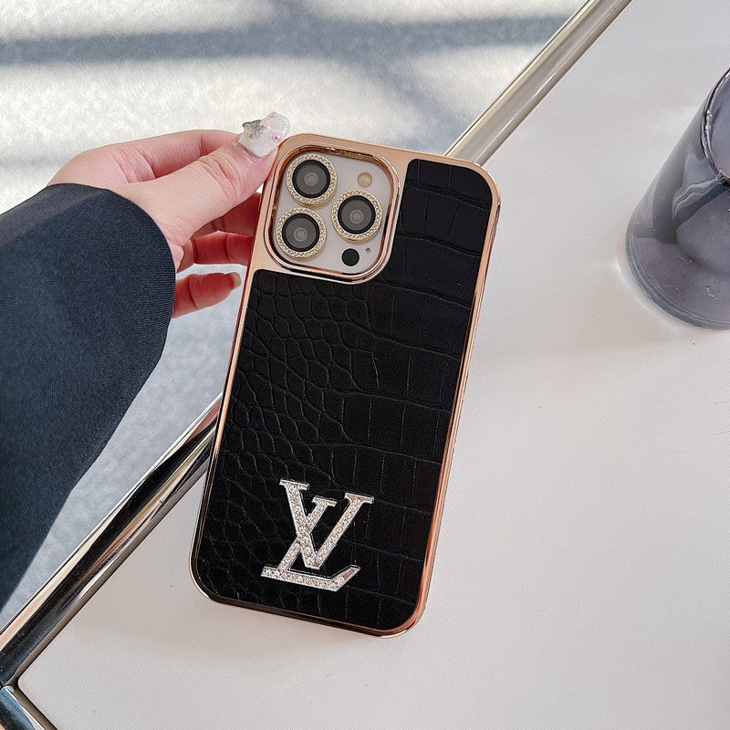 Logo Lou Diamond Rose Gold iPhone