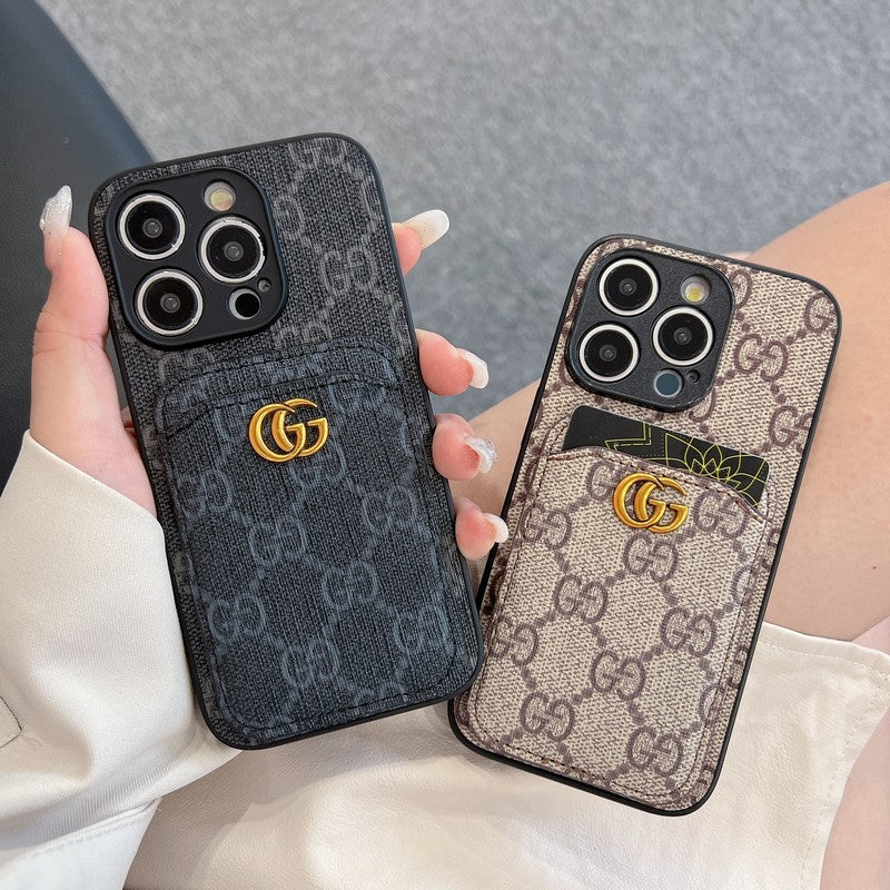 GG kártya táska klasszikus iPhone tok