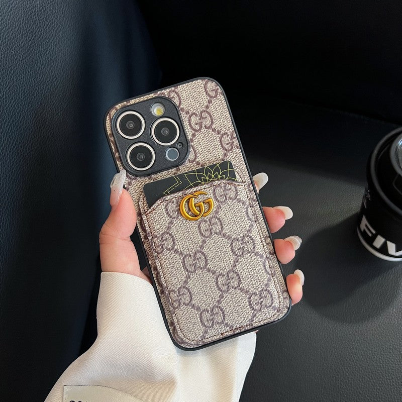 GG kártya táska klasszikus iPhone tok