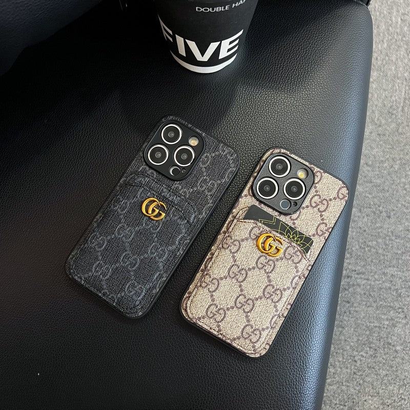 GG kártya táska klasszikus iPhone tok
