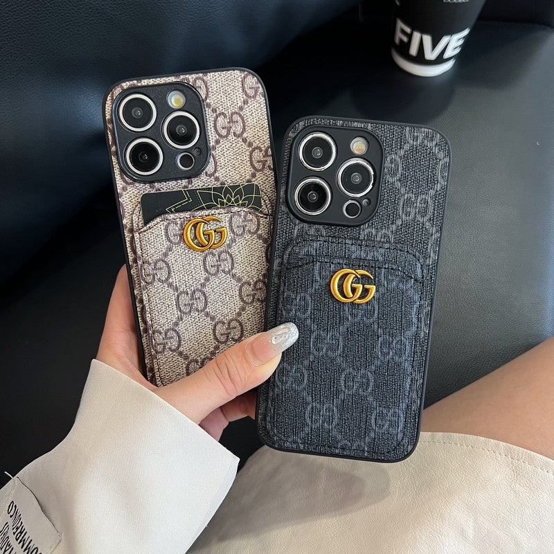 GG kártya táska klasszikus iPhone tok