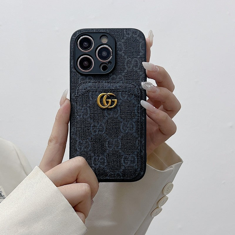 GG kártya táska klasszikus iPhone tok