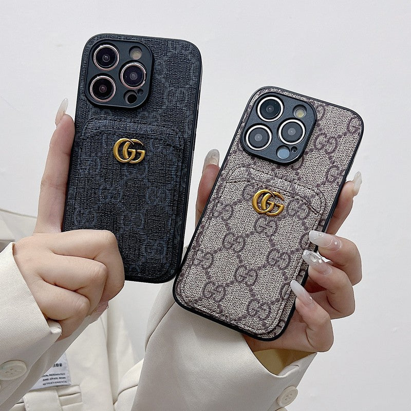 GG kártya táska klasszikus iPhone tok