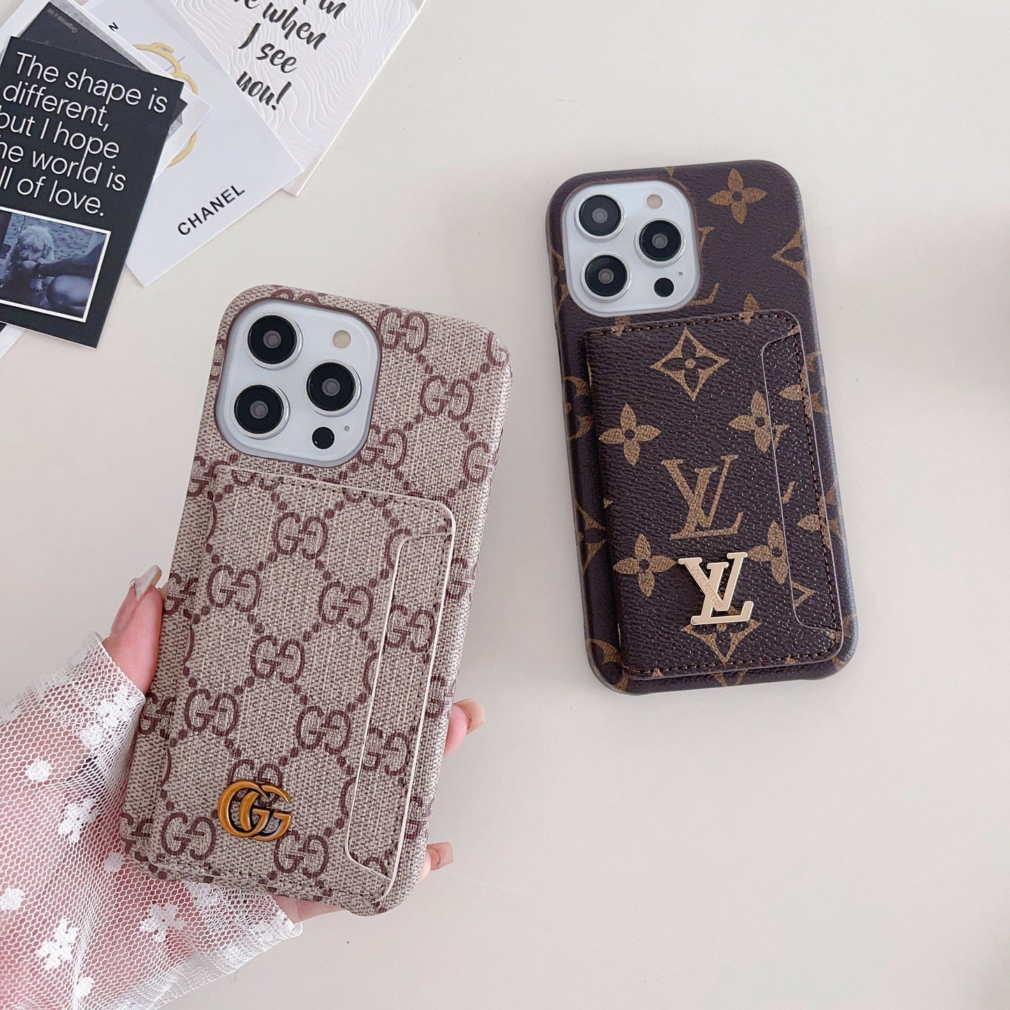 GG kártya tartó iPhone tok