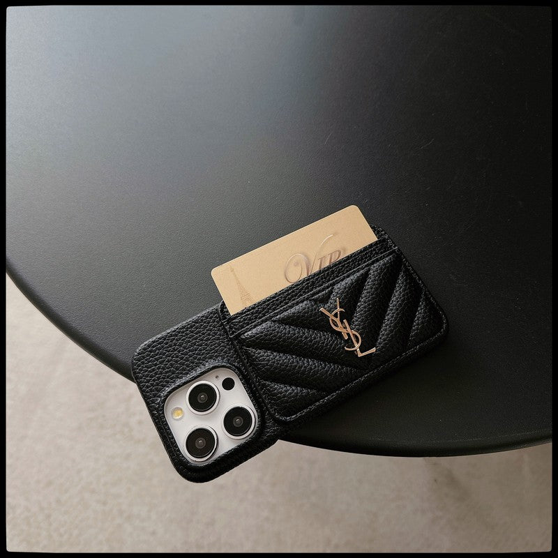 Saint Card Bag Leder iPhone Hülle
