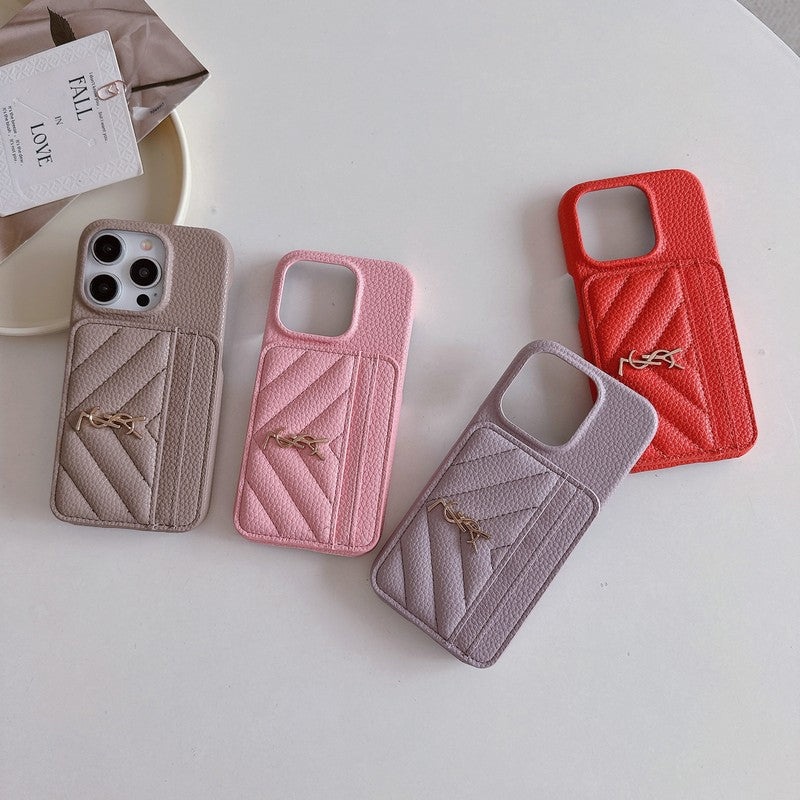 Saint Card Bag Leder iPhone Hülle