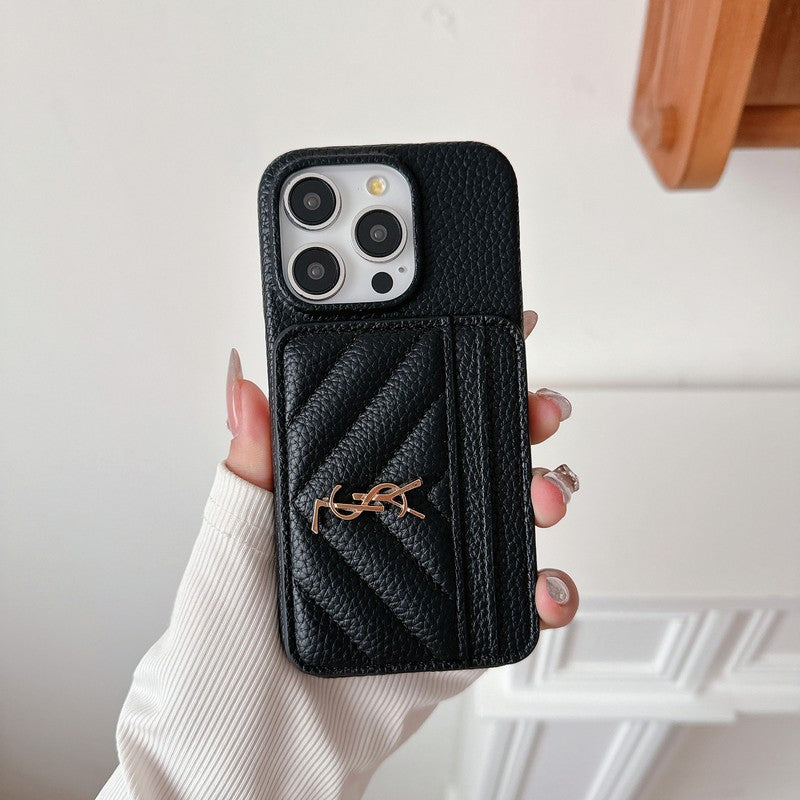Saint Card Bag Leder iPhone Hülle