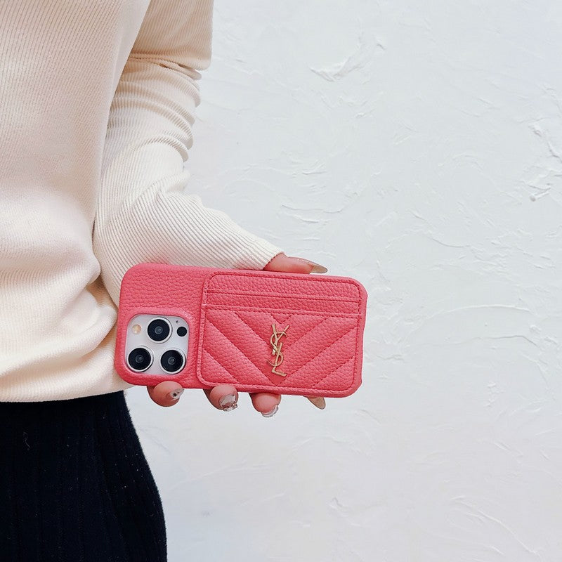 Saint Card Bag Leder iPhone Hülle