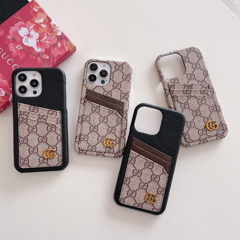 GG kártya táska klasszikus iPhone tok