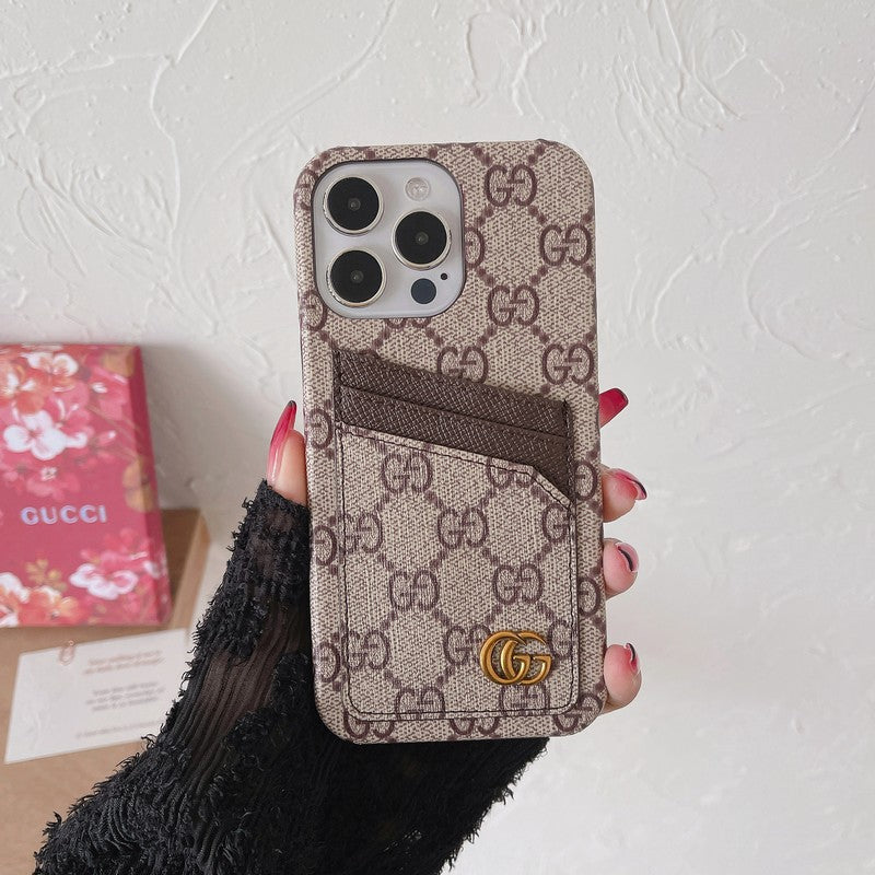 GG kártya táska klasszikus iPhone tok