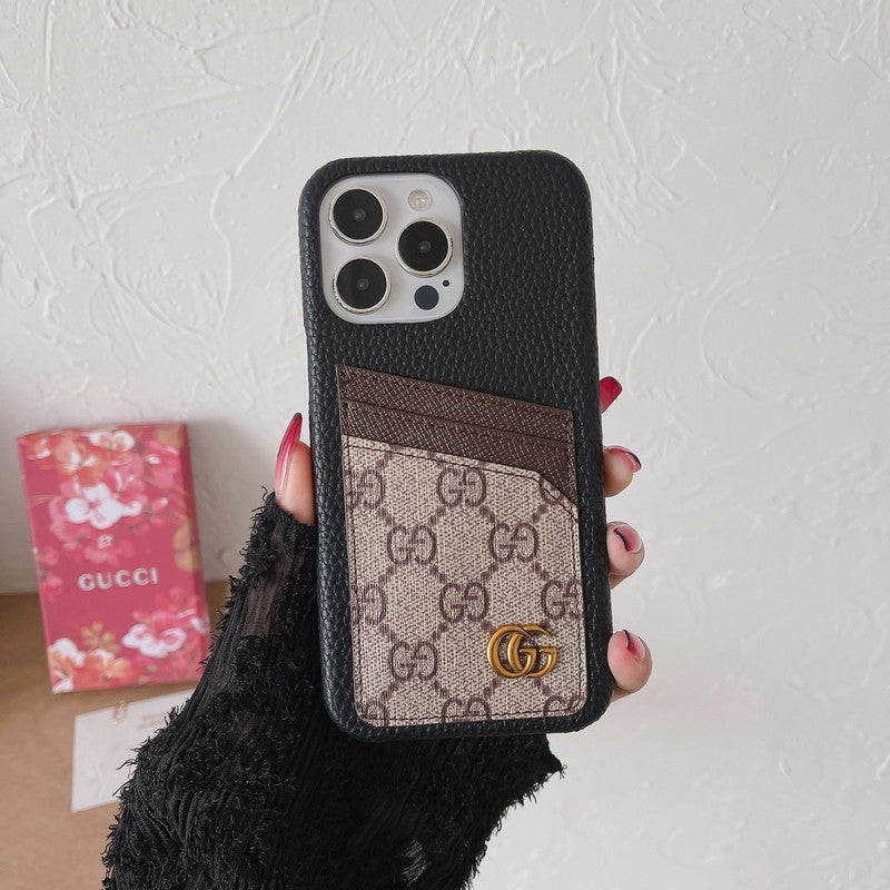 GG kártya táska klasszikus iPhone tok