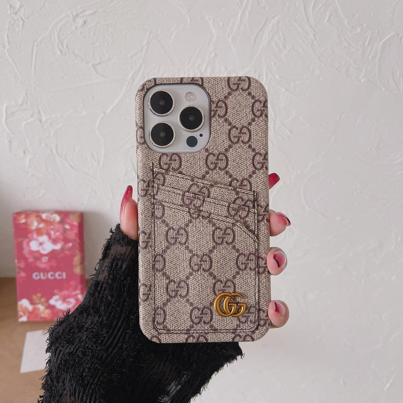 GG kártya táska klasszikus iPhone tok