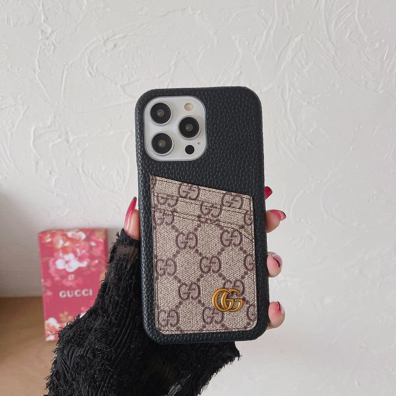 GG kártya táska klasszikus iPhone tok