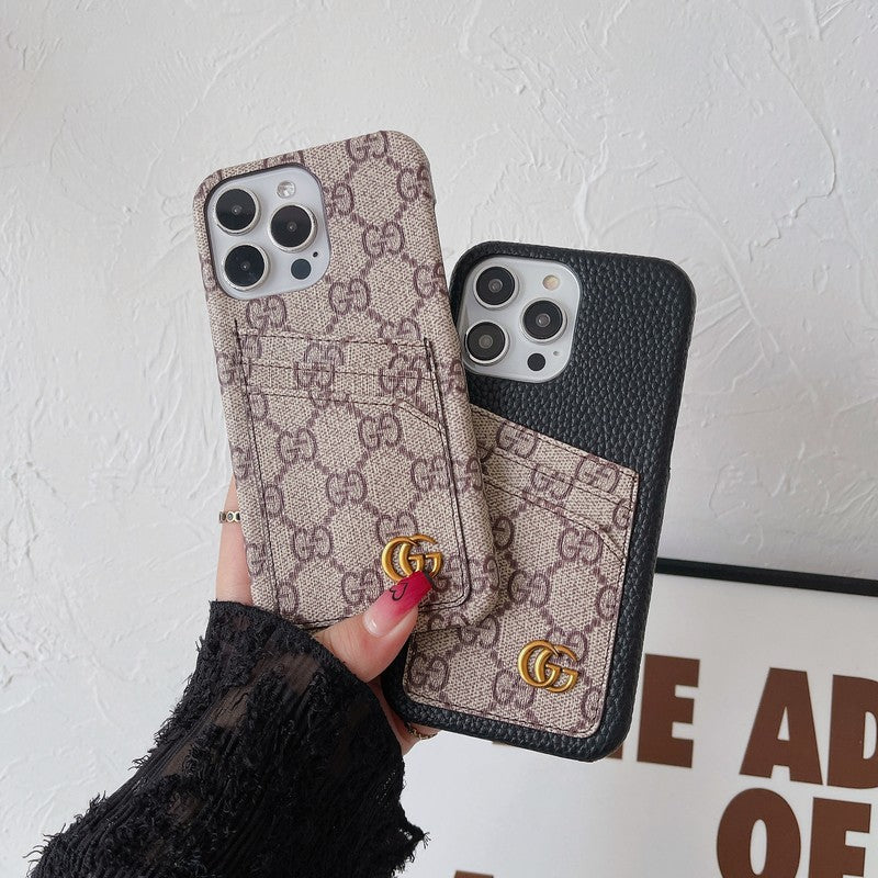 GG kártya táska klasszikus iPhone tok