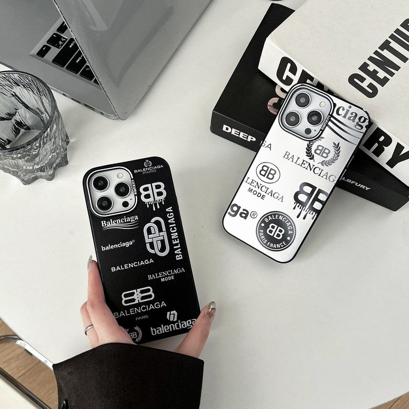 BB Black & Silver iPhone Hülle