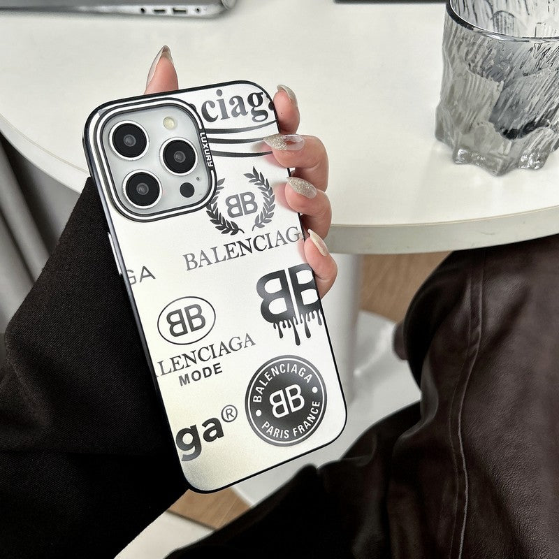 BB Black & Silver iPhone Hülle