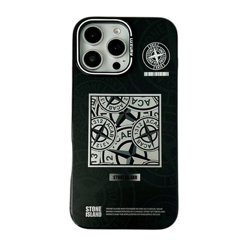 Kő fekete és kék iPhone tok
