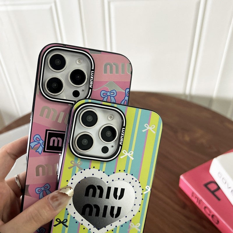 Miu Pink & Green iPhone tok