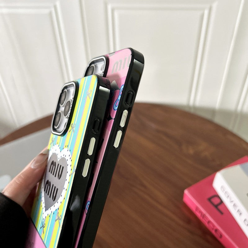 Miu Pink & Green iPhone tok