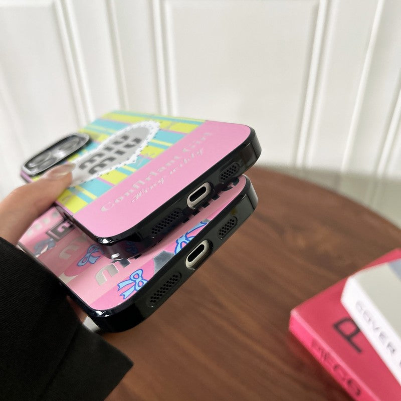 Miu Pink & Green iPhone tok
