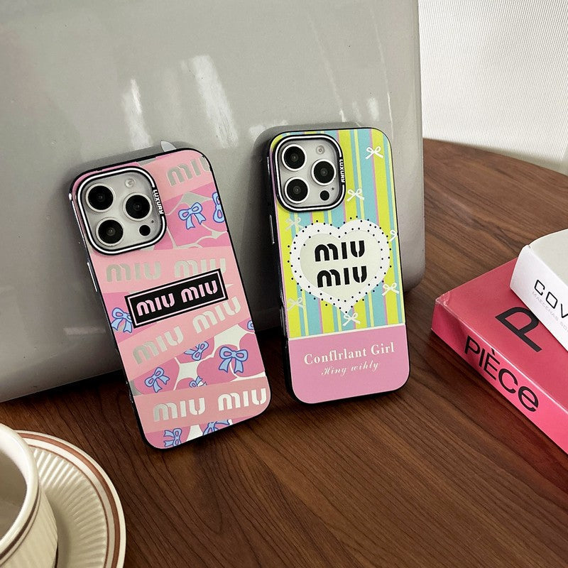 Miu Pink & Green iPhone tok