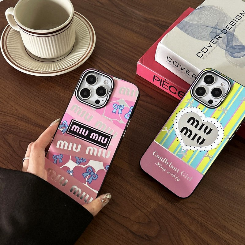Miu Pink & Green iPhone tok