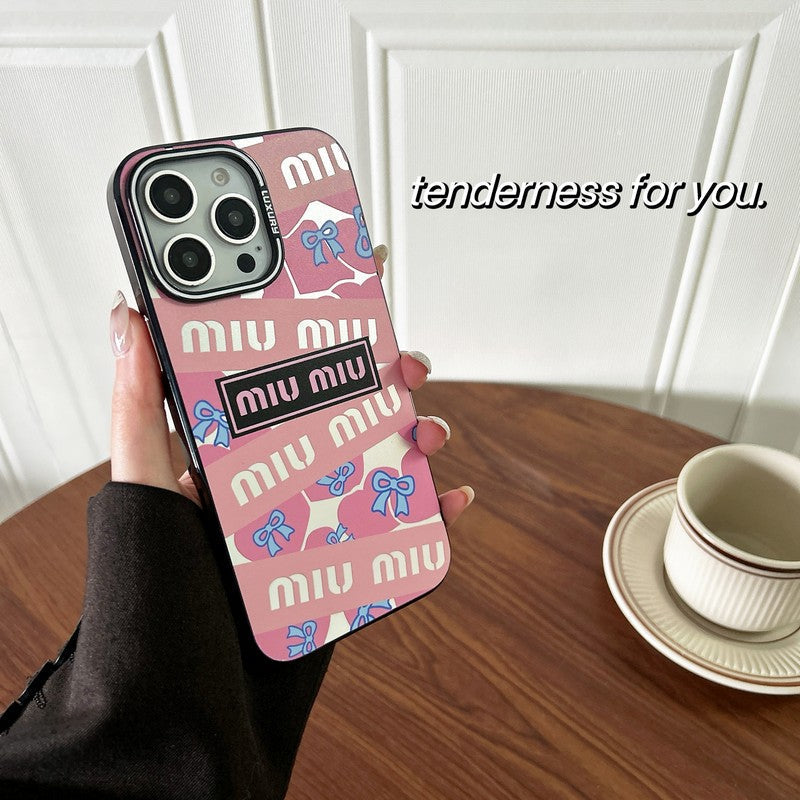 Miu Pink & Green iPhone tok
