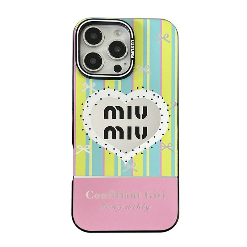 Miu Pink & Green iPhone tok