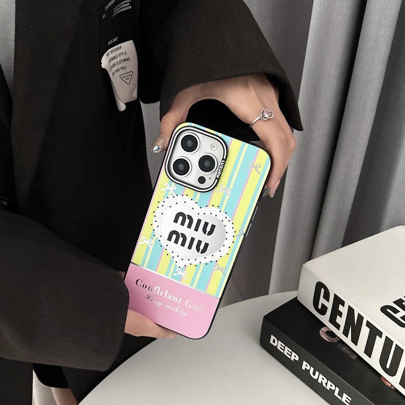 Miu Pink & Green iPhone tok