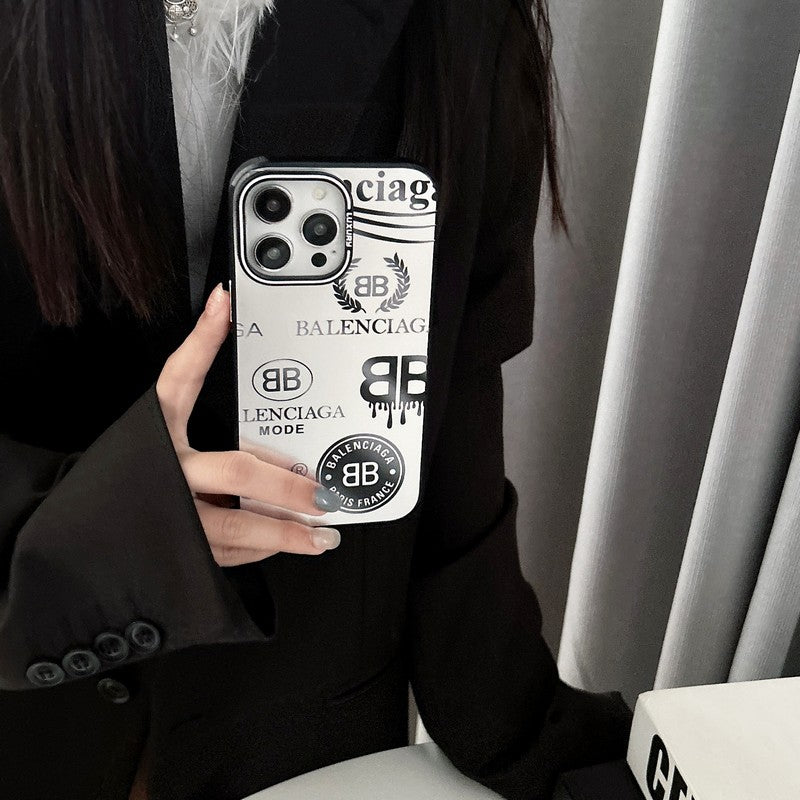 BB Black & Silver iPhone Hülle