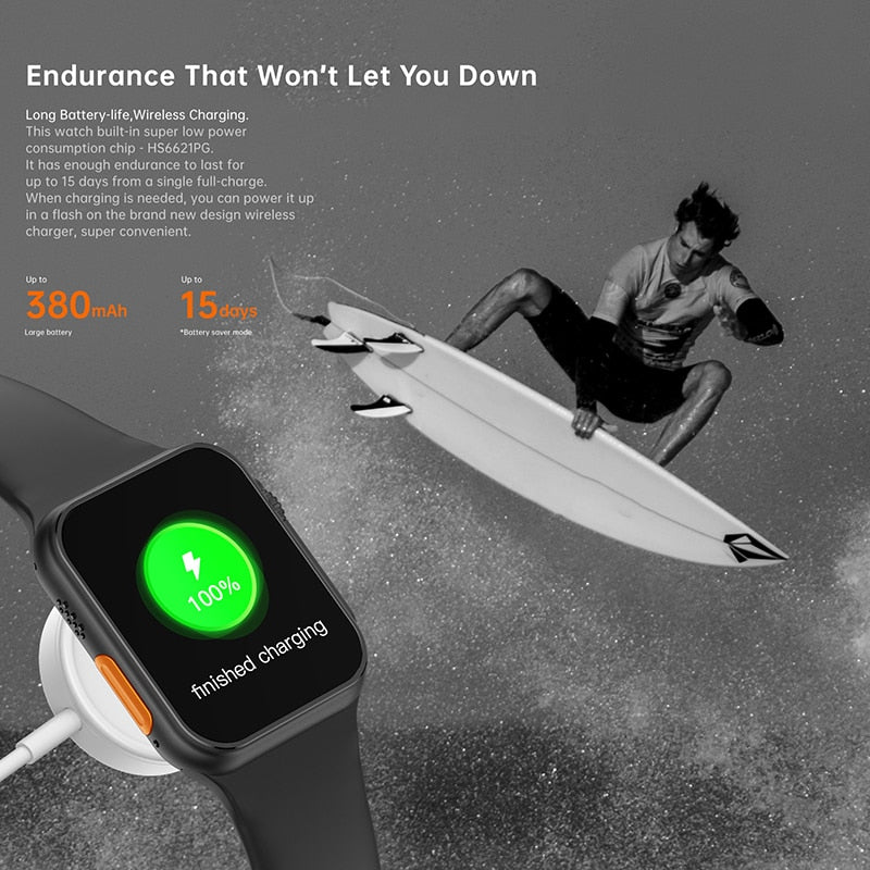 Nou Ultra Watch Men Men Smart Watch Series 8 NFC Door Access Smartwatch pentru benzi de ceas Android Apple Phone