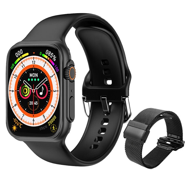 Nou Ultra Watch Men Men Smart Watch Series 8 NFC Door Access Smartwatch pentru benzi de ceas Android Apple Phone