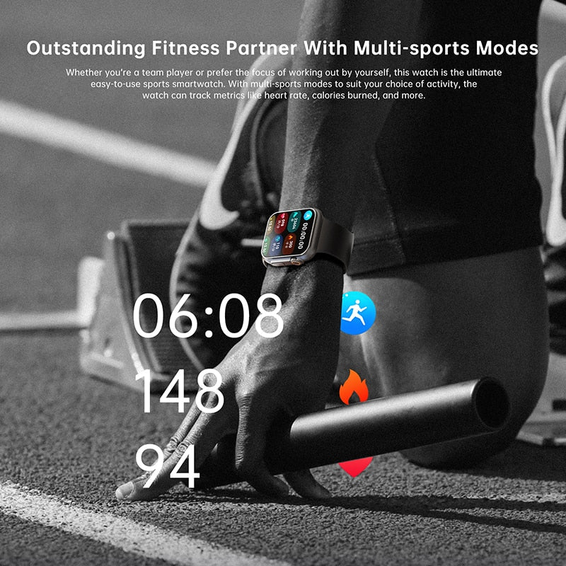 Nou Ultra Watch Men Men Smart Watch Series 8 NFC Door Access Smartwatch pentru benzi de ceas Android Apple Phone