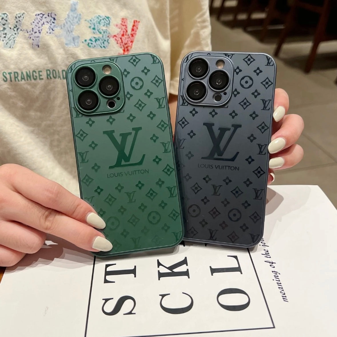 Obudowa luksusowa X mono iPhone | Świecić