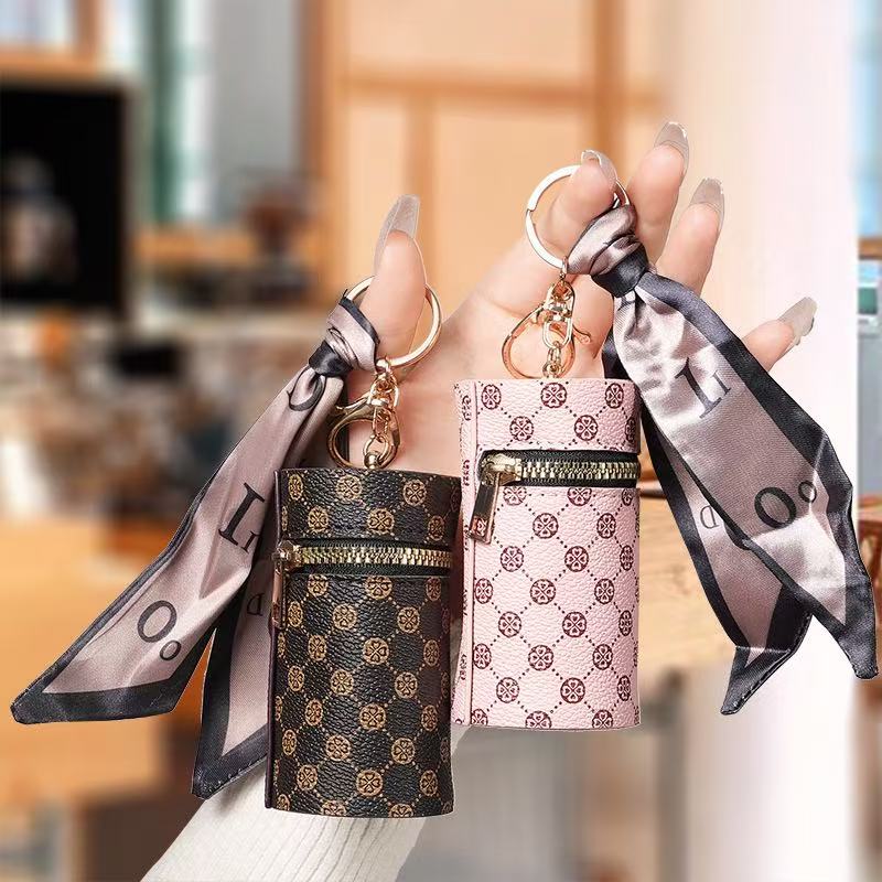 Lipstick holder.Key ring