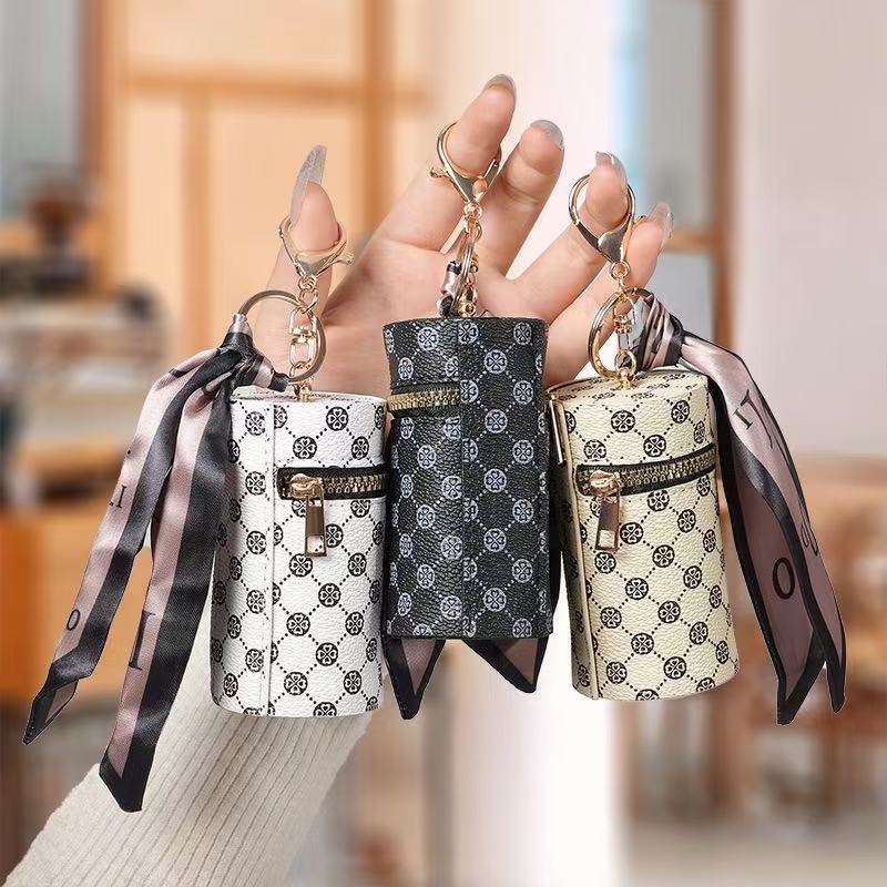 Lipstick holder.Key ring