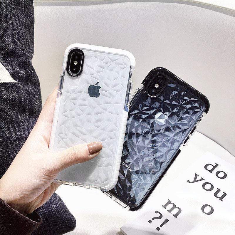 Gyémánt texturált iPhone tok