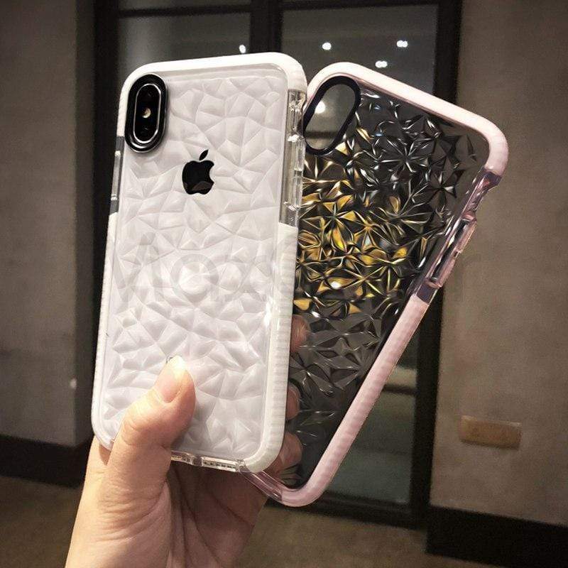 Gyémánt texturált iPhone tok