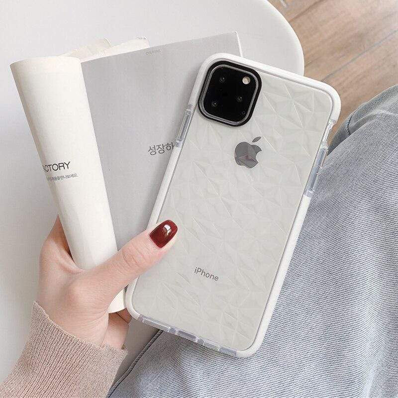 Gyémánt texturált iPhone tok